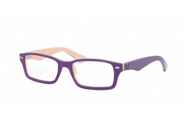Image of Ray-Ban Youth RY1530 Eyeglass Frames 3818-48 - Top Violet On Pink/Blue