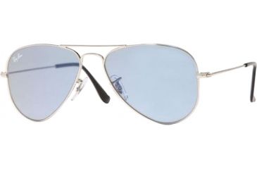 Image of Ray-Ban RB3044 Progressive Sunglasses - Silver Frame / 52 mm Prescription Lenses, W3177-5200