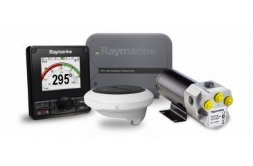 Image of Raymarine Evolution ACU150 Hydraulic Autopilot System Pack w/ p70R Control Head, ACU-150, EV1 Sensor Core, Evolution Cabling Kit, 12v Hydraulic Pump, T70330