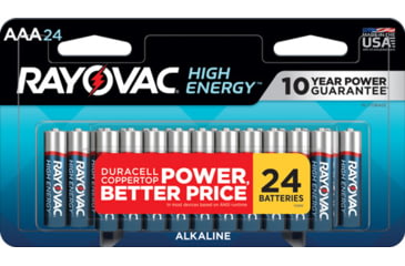 Image of Rayovac High Energy Alkaline AA Batteries, 24 Pack, E302344702