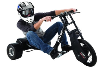Image of Razor DXT Electric Drift Trike, Black, 20130599