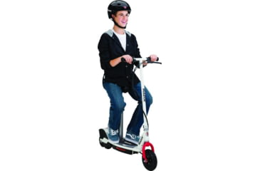 Image of Razor E200S Seated Electric Scooter, White/Red, 13112788