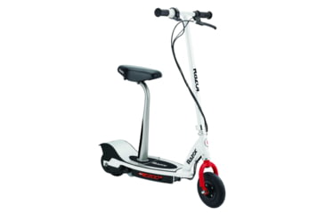 Image of Razor E200S Seated Electric Scooter, White/Red, 13112788
