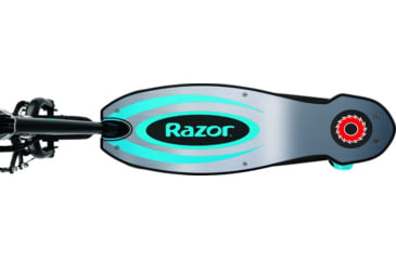 Image of Razor Power Core E100 Electric Scooter w/ Aluminum Deck, Black/Blue, 13111293