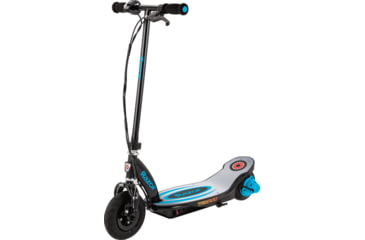 Image of Razor Power Core E100 Electric Scooter w/ Aluminum Deck, Black/Blue, 13111293