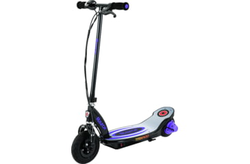 Image of Razor Power Core E100 Electric Scooter w/ Aluminum Deck, Black/Purple, 13112150