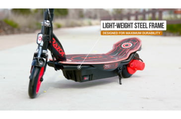 Image of Razor Power Core E90 Glow Electric Scooter, Black/Red, 13112181
