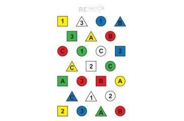 Image of RE Factor Tactical IQ Target - Pistol RFTGTIQP10PK