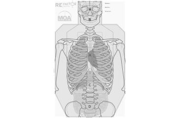 Image of RE Factor Tactical Kill Zone Shooting Target, 1 Unit RFTGTKZ