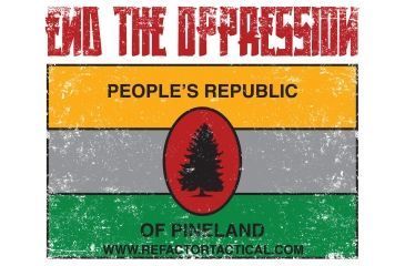 Image of RE Factor Tactical Sticker - End the Oppression of Pineland RFSTPL