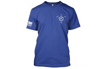 Image of RE Factor Tactical T-Shirt, Violence Is the Answer, Blue, Large RFTSVABLLG