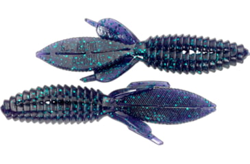 Image of Reaction Innovations Double Wide Beaver Creature Bait, 5.2in, Junebug, 6/Pack, DWB-003