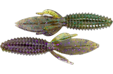 Image of Reaction Innovations Double Wide Beaver Creature Bait, 6, 5.2in, Sprayed Grass, DWB-025