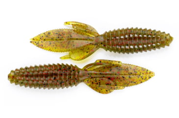 Image of Reaction Innovations Double Wide Beaver Creature Bait, 5.2in, Watermelon Red 6/Pack, DWB-006