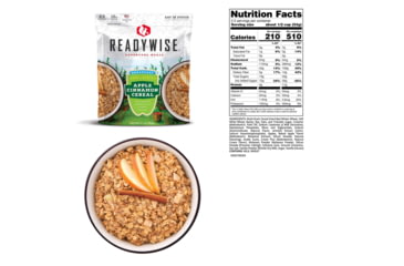 Image of ReadyWise 6 CT Case Appalachian Apple Cinnamon Cereal, White, 8 x 11.25 x 9.75, RW05-008