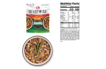 Image of ReadyWise 6 CT Case Backcountry Wild Rice Risotto with Vegetables, White, 8 x 11.25 x 9.75, RW05-018
