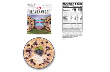 Image of ReadyWise 6 CT Case Daybreak Coconut Blueberry Multi-grain, White, 8 x 11.25 x 9.75, RW05-020