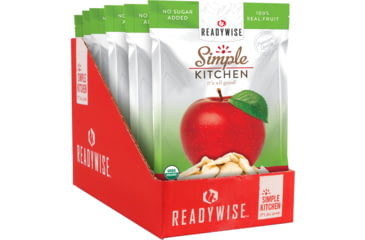 Image of ReadyWise Simple Kitchen Organic Freeze-Dried Apples, 6 Pack, RWSK05-017