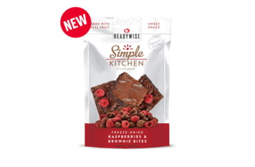 Image of ReadyWise 6 CT Case Simple Kitchen Raspberries &amp; Brownie Bites, White, 5.75 x 11 x 8.75, RWSK05-023