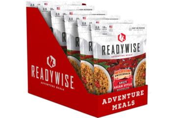 Image of ReadyWise 6 CT Case Switchback Spicy Asian Style Noodles, White, 8 x 11.25 x 9.75, RW05-014
