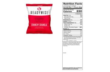 Image of ReadyWise 7 Day Emergency Dry Bag 60 Servings Breakfast and Entree Grab and Go, Black, 7.25 x 8 x 14.25, RW01-641