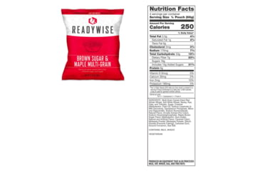 Image of ReadyWise 84 Serving Breakfast and Entree Grab and Go Food Kit, Black, 9.75 x 11.75 x 12.5, RW01-184