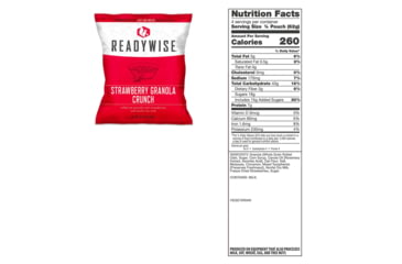 Image of ReadyWise 84 Serving Breakfast and Entree Grab and Go Food Kit, Black, 9.75 x 11.75 x 12.5, RW01-184