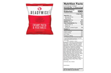 Image of ReadyWise 84 Serving Breakfast and Entree Grab and Go Food Kit, Black, 9.75 x 11.75 x 12.5, RW01-184