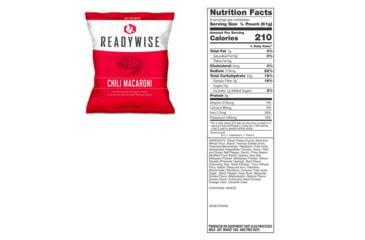 Image of ReadyWise 84 Serving Breakfast and Entree Grab and Go Food Kit, Black, 9.75 x 11.75 x 12.5, RW01-184