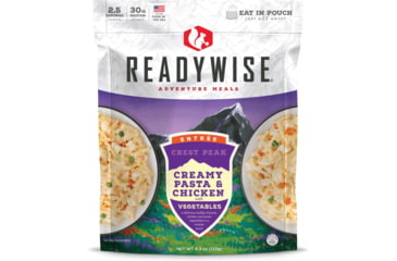Image of ReadyWise Crest Peak Creamy Pasta &amp; Chicken, Single Pouch, RW03-906