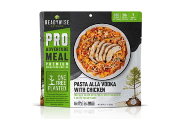 Image of ReadyWise Outdoor Pro Meal Farfalle alla Vodka w/ Chicken, Black, RW03-196