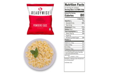 Image of ReadyWise Powdered Eggs In a Bucket - 144 Total Servings, Black, 9 x 9 x 9, RW05-516