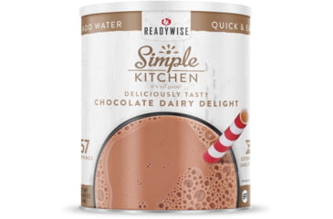 Image of ReadyWise Simple Kitchen Chocolate Dairy Delight - 57 Serving Can, White, RWSKCN03-017