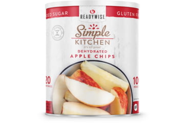 Image of ReadyWise Simple Kitchen Dried Apple Chips - 20 Serving Can, White, RWSKCN03-005