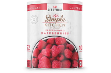 Image of ReadyWise Simple Kitchen Freeze-Dried Raspberries - 22 Serving Can, White, RWSKCN03-003
