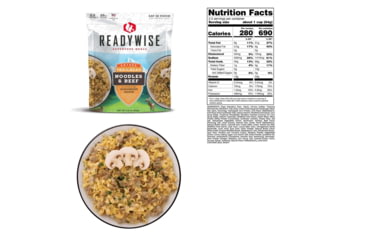 Image of ReadyWise Trailhead Noodles &amp; Beef, Single Pouch, RW03-904