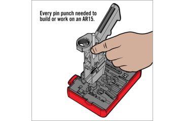 Image of Real Avid Accu-Punch Hammer and Armorers AR15 Pin Punch Set, AVHPS-AR