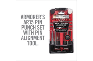 Image of Real Avid Accu-Punch Hammer and Armorers AR15 Pin Punch Set, AVHPS-AR