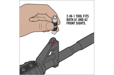 Image of Real Avid AR15 Front Sight Adjuster Tool AVAR15FSA