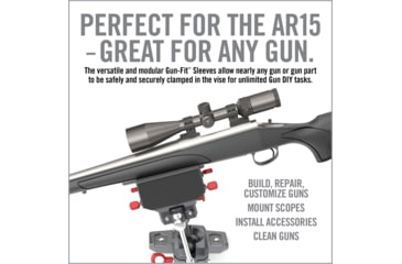 Image of Real Avid Armorers Master Gun Vise, Grey/Red, AVARAMV