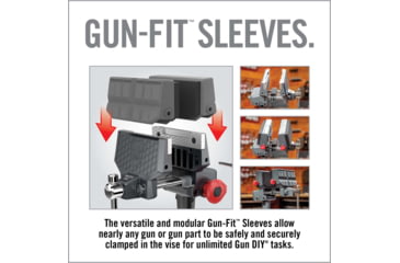 Image of Real Avid Armorers Master Gun Vise, Grey/Red, AVARAMV