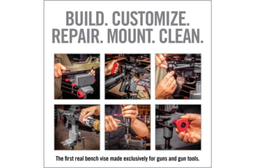 Image of Real Avid Armorers Master Gun Vise, Grey/Red, AVARAMV