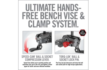 Image of Real Avid Armorers Master Gun Vise, Grey/Red, AVARAMV