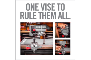Image of Real Avid Armorers Master Gun Vise, Grey/Red, AVARAMV