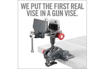 Image of Real Avid Armorers Master Gun Vise, Grey/Red, AVARAMV