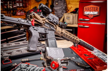 Image of Real Avid Armorers Master Gun Vise, Grey/Red, AVARAMV