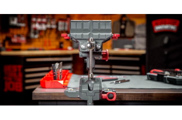 Image of Real Avid Armorers Master Gun Vise, Grey/Red, AVARAMV