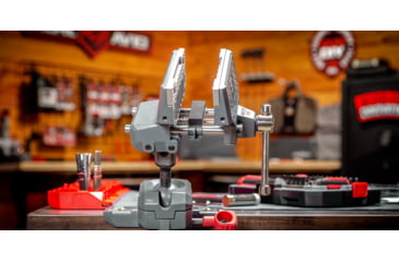 Image of Real Avid Armorers Master Gun Vise, Grey/Red, AVARAMV