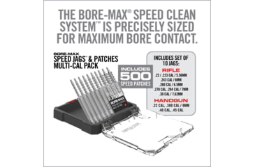 Image of Real Avid Bore-Max Speed Jags &amp; Patches Multi-Cal Pack, Grey, Medium, AVBMJAGS