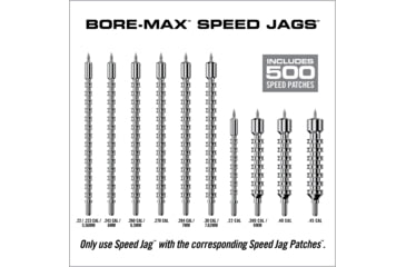 Image of Real Avid Bore-Max Speed Jags &amp; Patches Multi-Cal Pack, Grey, Medium, AVBMJAGS